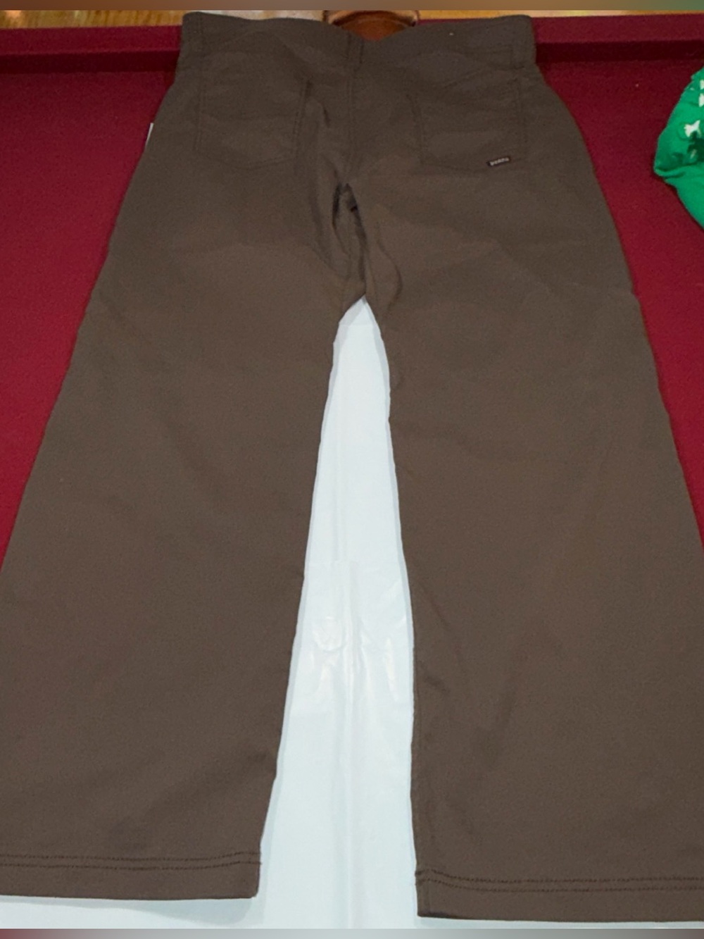 prAna Menโs brown Slim Fit Pants Sz 40x30 UPF 50+ Zion Hiking Moisture-Wicking